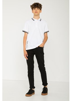 Czarne spodnie o dopasowanym kroju, Rozmiar - 176, Kolor - Czarny ze sklepu REPORTER w kategorii Spodnie chłopięce - zdjęcie 189316232