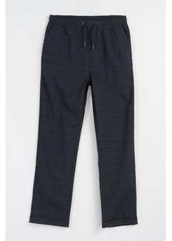 Granatowe eleganckie spodnie w kratę typu chinosy, Rozmiar - 152, Kolor - Granatowy ze sklepu REPORTER w kategorii Spodnie chłopięce - zdjęcie 189316413