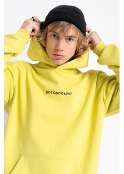 Limonkowa bluza OVERSIZE z kapturem z modnymi naszywkami, Rozmiar - 176, Kolor - Limonkowy ze sklepu REPORTER w kategorii Bluzy chłopięce - zdjęcie 189316661