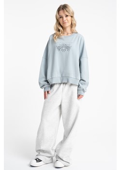 Szare spodnie dresowe UNISEX WIDE LEG, Rozmiar - 164, Kolor - Szary ze sklepu REPORTER w kategorii Spodnie dziewczęce - zdjęcie 189316833