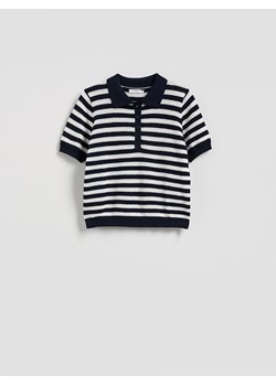 Reserved - Sweter z krótkim rękawem - wielobarwny ze sklepu Reserved w kategorii Bluzki damskie - zdjęcie 189317173