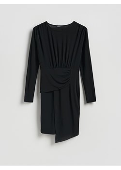 Reserved - Asymetryczna sukienka - czarny ze sklepu Reserved w kategorii Sukienki - zdjęcie 189317204
