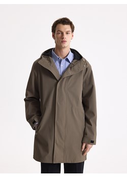 Reserved - Kurtka parka z kapturem - ciemnozielony ze sklepu Reserved w kategorii Kurtki męskie - zdjęcie 189317211