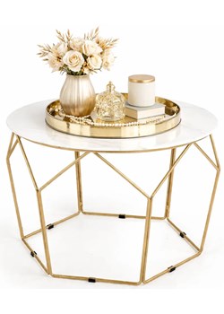 Okrągła ława glamour S5-B43 ze sklepu Edinos.pl w kategorii Stoliki kawowe - zdjęcie 189317813