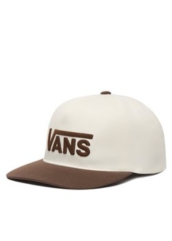 Czapka z daszkiem Vans Drop V Logo Snapback VN000QAHFST1 Brązowy ze sklepu eobuwie.pl w kategorii Czapki dziecięce - zdjęcie 189317891