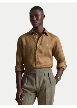 Polo Ralph Lauren Koszula 710966294505 Brązowy Regular Fit ze sklepu MODIVO w kategorii Koszule męskie - zdjęcie 189318424