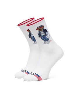 Polo Ralph Lauren Skarpety długie 455P10250001 Biały ze sklepu MODIVO w kategorii Skarpetki damskie - zdjęcie 189318453