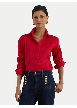 LAUREN RALPH LAUREN Koszula 200782777073 Czerwony Relaxed Fit ze sklepu MODIVO w kategorii Koszule damskie - zdjęcie 189318480