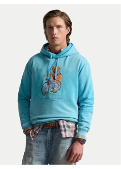 Polo Ralph Lauren Bluza 710B14624001 Niebieski Regular Fit ze sklepu MODIVO w kategorii Bluzy męskie - zdjęcie 189318513