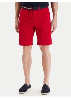 Tommy Hilfiger Szorty materiałowe Denton MW0MW42349 Czerwony Slim Fit ze sklepu MODIVO w kategorii Spodenki męskie - zdjęcie 189318563