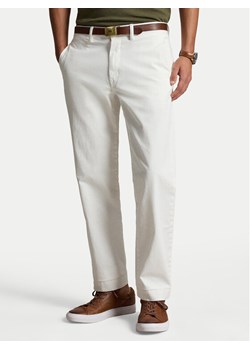 Polo Ralph Lauren Spodnie materiałowe 710690138059 Biały Regular Fit ze sklepu MODIVO w kategorii Spodnie męskie - zdjęcie 189318601