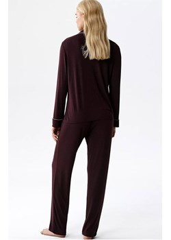 Atlantic długa piżama damska rozpinana NLP-495-WINO, Kolor wino, Rozmiar S, ATLANTIC ze sklepu Primodo w kategorii Piżamy damskie - zdjęcie 189319660