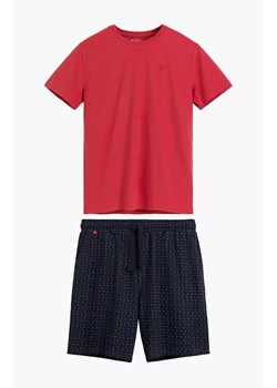 Atlantic bawełniana piżama męska NMP-400-CZE_GRA, Kolor czerwono-granatowy, Rozmiar S, ATLANTIC ze sklepu Primodo w kategorii Piżamy męskie - zdjęcie 189319703