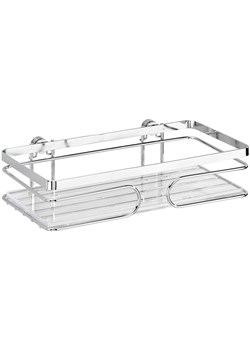 Wenko Półka prysznicowa w kolorze srebrnym - 24 x 6,5 x 13 cm ze sklepu Limango Polska w kategorii Szafy - zdjęcie 189319841