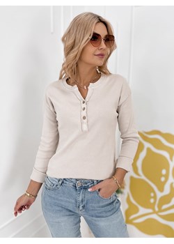 bluzka clara beżowa one size ze sklepu UBRA w kategorii Bluzki damskie - zdjęcie 189320070