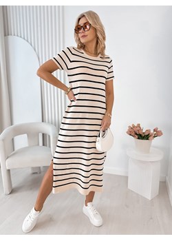 sukienka finley beżowa one size ze sklepu UBRA w kategorii Sukienki - zdjęcie 189320171