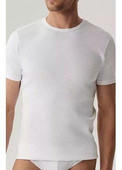 Atlantic bawełniany t-shirt męski BMV-048-BIAŁY, Kolor biały, Rozmiar S, ATLANTIC ze sklepu Intymna w kategorii T-shirty męskie - zdjęcie 189320331