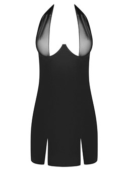 Skórzana koszulka nocna Kesmina chemise, Kolor czarny, Rozmiar L/XL, Passion ze sklepu Intymna w kategorii Koszule nocne - zdjęcie 189320773