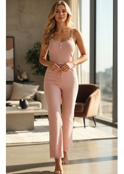 Piżama damska z długą nogawką różowa NOCTIVIE, Kolor różowy, Rozmiar S, Passion ze sklepu Intymna w kategorii Piżamy damskie - zdjęcie 189320774