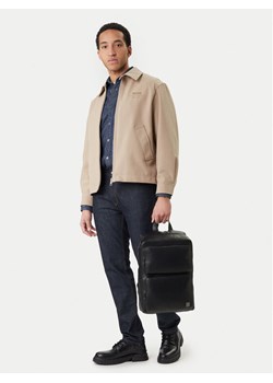 Plecak Calvin Klein Emblem Hw Slim Pocket Backpack LV04D3289G Czarny ze sklepu eobuwie.pl w kategorii Plecaki - zdjęcie 189320864