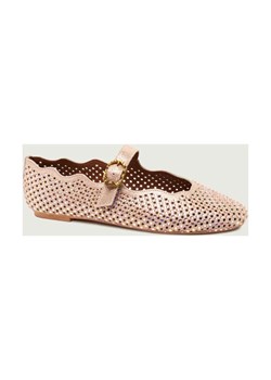 Kurt Geiger Baleriny WAVY MAYFAIR | zamsz ze sklepu Gomez Fashion Store w kategorii Balerinki - zdjęcie 189321441
