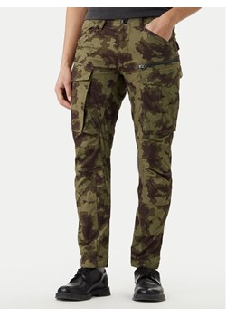 G-Star Raw Spodnie materiałowe Rovic D02190-D553 Zielony Regular Fit ze sklepu MODIVO w kategorii Spodnie męskie - zdjęcie 189322833