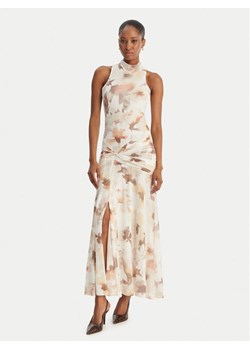 Bardot Sukienka wieczorowa Leanna 60373DB1 Écru Slim Fit ze sklepu MODIVO w kategorii Sukienki - zdjęcie 189322932