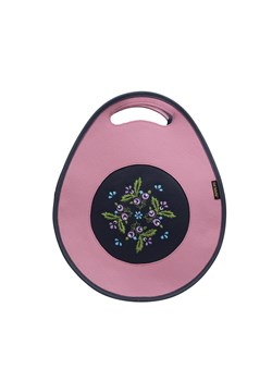 różowa torebka damska skórzana z funkcją plecaka  Jagoda ze sklepu Słoń Torbalski w kategorii Torby Shopper bag - zdjęcie 189323704