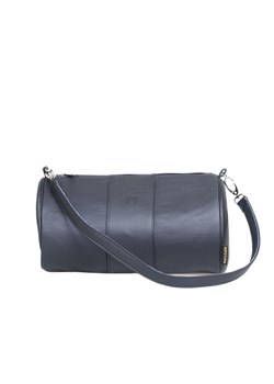 czarna skórzana okrągła torebka tuba ze sklepu Słoń Torbalski w kategorii Listonoszki - zdjęcie 189323740