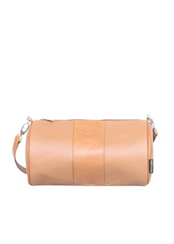 karmelowa skórzana okrągła torebka tuba ze sklepu Słoń Torbalski w kategorii Listonoszki - zdjęcie 189323741