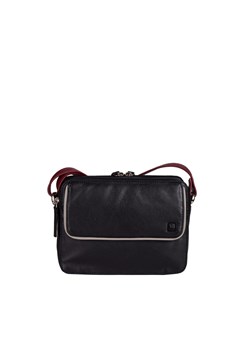 czarna torebka skórzana  NICO ze sklepu Słoń Torbalski w kategorii Listonoszki - zdjęcie 189323751