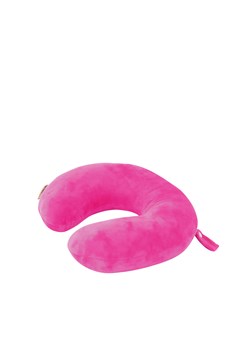 Różowy zagłówek podróżny Poduszka turystyczna rogal ze sklepu Słoń Torbalski w kategorii Kołdry i poduszki - zdjęcie 189323770