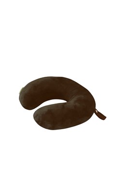 Brązowy zagłówek podróżny Poduszka turystyczna rogal ze sklepu Słoń Torbalski w kategorii Kołdry i poduszki - zdjęcie 189323771