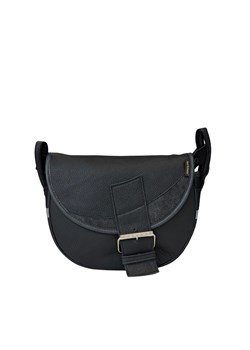 czarna torebka damska listonoszka skórzana na ramię Freshman Mini ze sklepu Słoń Torbalski w kategorii Listonoszki - zdjęcie 189323802
