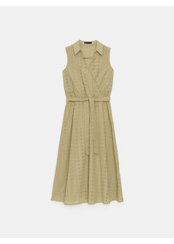 Mohito - Koszulowa sukienka midi - zielony ze sklepu Mohito w kategorii Sukienki - zdjęcie 189324464