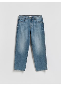 Reserved - Jeansy baggy z efektem sprania - niebieski ze sklepu Reserved w kategorii Jeansy męskie - zdjęcie 189324852