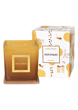 AVA &amp; MAY Świeca zapachowa "Crème Brûlée" - 450 g ze sklepu Limango Polska w kategorii Świece i dyfuzory - zdjęcie 189325844