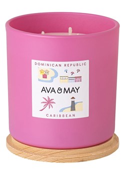 AVA &amp; MAY Świeca zapachowa "Dominican Republic" - 380 g ze sklepu Limango Polska w kategorii Świece i dyfuzory - zdjęcie 189325971