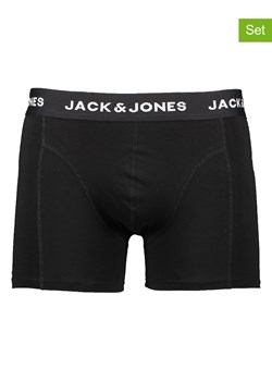 Jack &amp; Jones Bokserki (3 pary) w kolorze granatowo-czarno-szarym ze sklepu Limango Polska w kategorii Majtki męskie - zdjęcie 189326303
