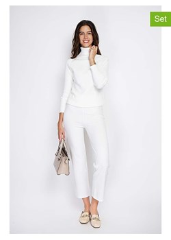 William de Faye 2-częściowy zestaw w kolorze białym ze sklepu Limango Polska w kategorii Swetry damskie - zdjęcie 189326552