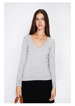 William de Faye Sweter w kolorze jasnoszarym ze sklepu Limango Polska w kategorii Swetry damskie - zdjęcie 189326652