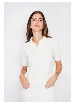 William de Faye Sweter w kolorze białym ze sklepu Limango Polska w kategorii Swetry damskie - zdjęcie 189326831