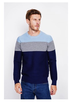 William de Faye Sweter w kolorze granatowo-błękitno-szarym ze sklepu Limango Polska w kategorii Swetry męskie - zdjęcie 189327234