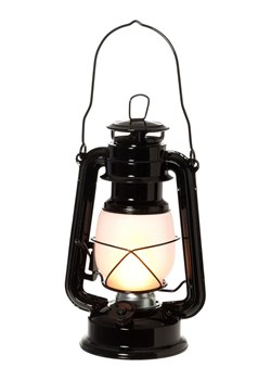 4Living Lampion LED "Hurricane" w kolorze czarnym - 16 x 24,5 x 11,5 cm ze sklepu Limango Polska w kategorii Świeczniki - zdjęcie 189327462