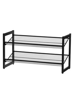 4Living Regał "Mimmi" w kolorze czarnym na buty - 74 x 42 x 30,5 cm ze sklepu Limango Polska w kategorii Szafy - zdjęcie 189327480