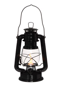 4Living Lampion LED "Hurricane" w kolorze czarnym - 16 x 24,5 x 11,5 cm ze sklepu Limango Polska w kategorii Świeczniki - zdjęcie 189327481