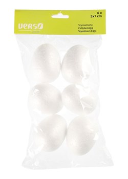 Verso Styropianowe jajka wielkanocne (6 szt.) w kolorze białym ze sklepu Limango Polska w kategorii Zabawki - zdjęcie 189327511