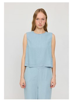 MAZINE Top "Denim" w kolorze błękitnym ze sklepu Limango Polska w kategorii Bluzki damskie - zdjęcie 189327842