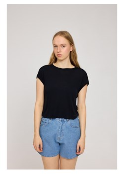 MAZINE Koszulka "Cropped" w kolorze czarnym ze sklepu Limango Polska w kategorii Bluzki damskie - zdjęcie 189327882