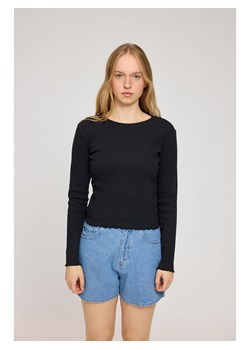 MAZINE Koszulka "Ribbed" w kolorze czarnym ze sklepu Limango Polska w kategorii Bluzki damskie - zdjęcie 189327912